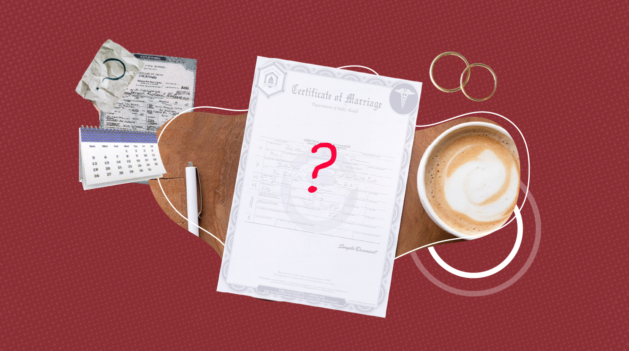 ¿Qué Pasa Si Nunca Recibí Mi Certificado de Matrimonio?