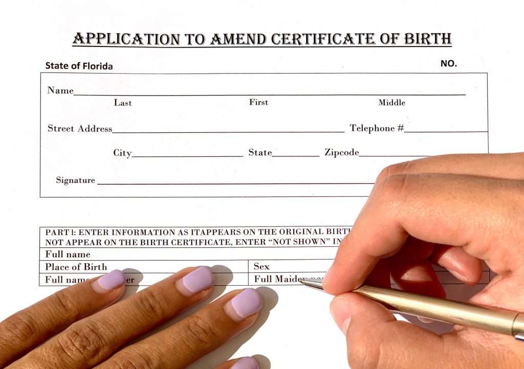 Gender Change Birth Certificate