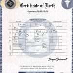 Official Copy of Birth Certificate