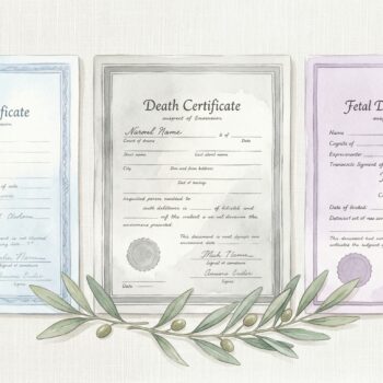 How to get a fetal death certificate - step-by-step process for requesting fetal death records