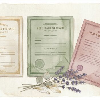 Stillbirth certificate vs fetal death certificate vs death certificate - key differences explained
