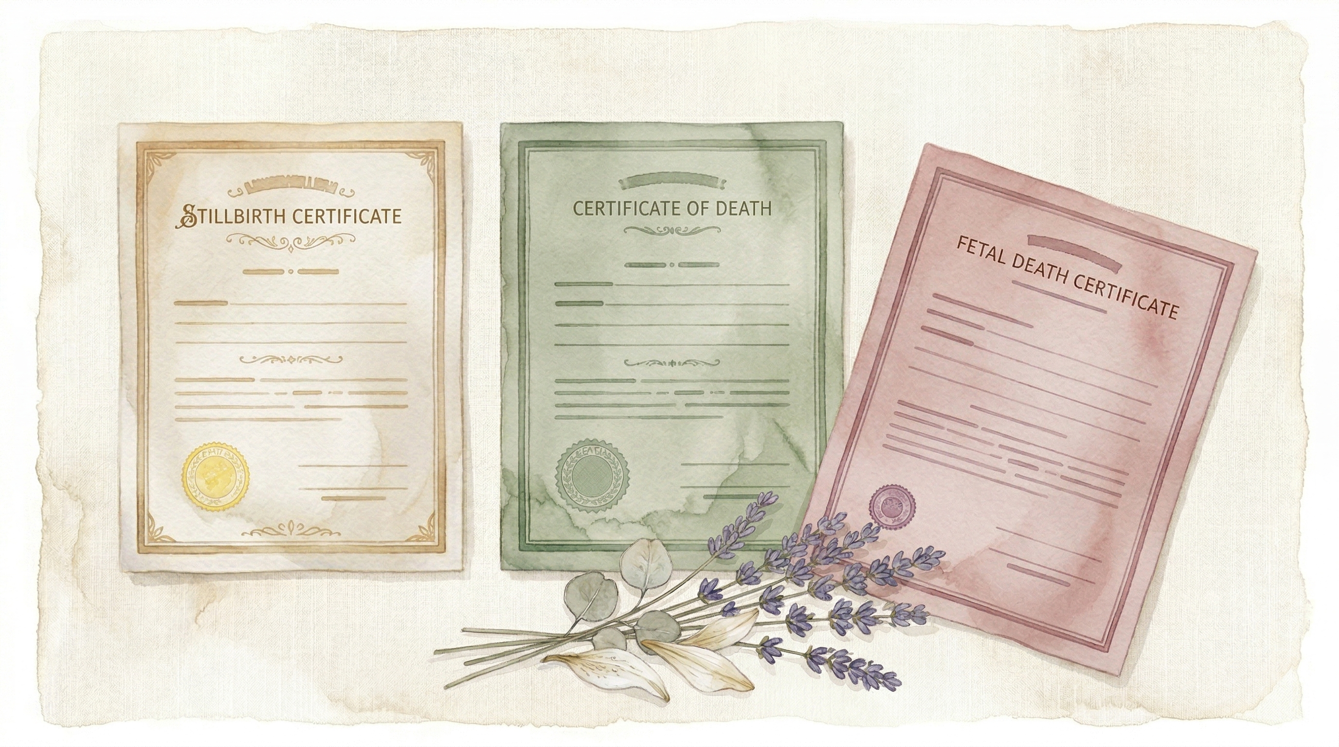 Stillbirth Certificate vs. Fetal Death Certificate vs. Death Certificate: What’s the Difference?